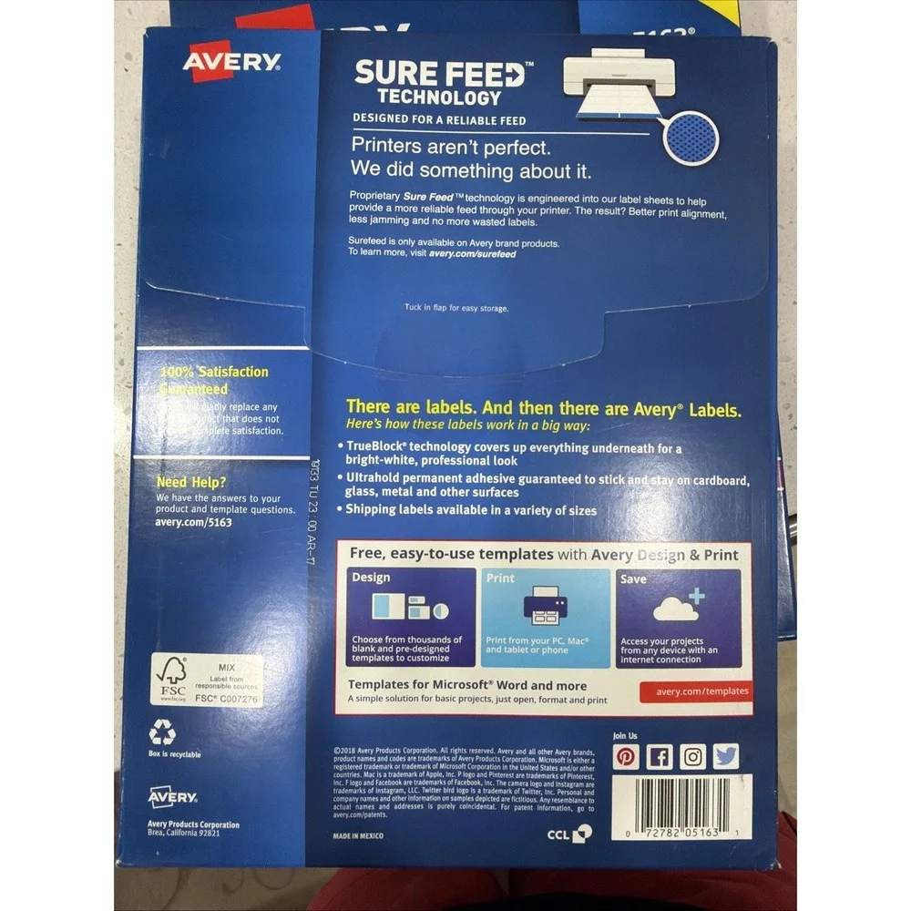NEW Avery 5163 2